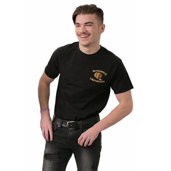Bunghole Bungwear logo-tee-shirt-black
